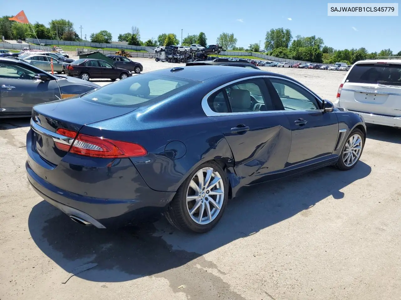 2012 Jaguar Xf VIN: SAJWA0FB1CLS45779 Lot: 57646625