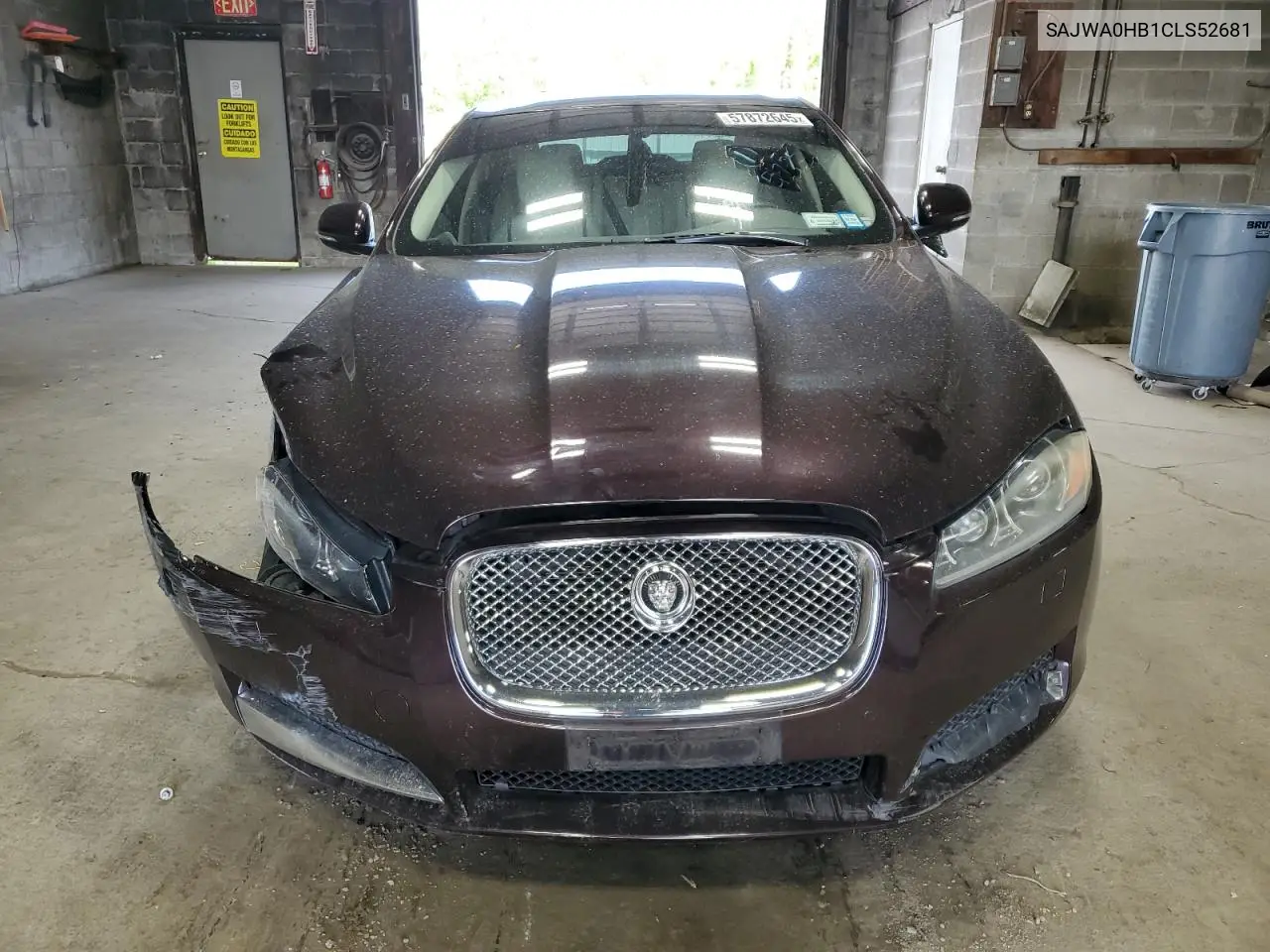 2012 Jaguar Xf Portfolio VIN: SAJWA0HB1CLS52681 Lot: 57872645