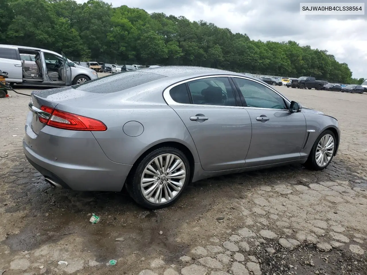 2012 Jaguar Xf Portfolio VIN: SAJWA0HB4CLS38564 Lot: 59260835