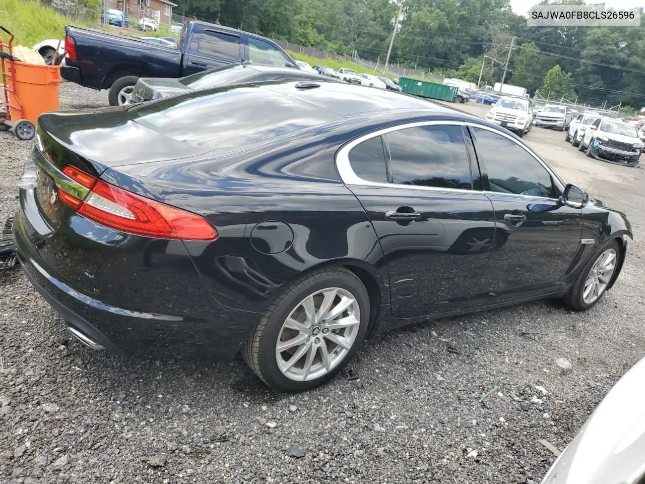 2012 Jaguar Xf VIN: SAJWA0FB8CLS26596 Lot: 63621485