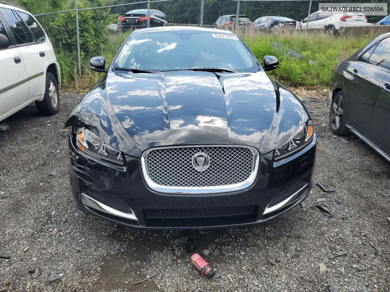 2012 Jaguar Xf VIN: SAJWA0FB8CLS26596 Lot: 63621485