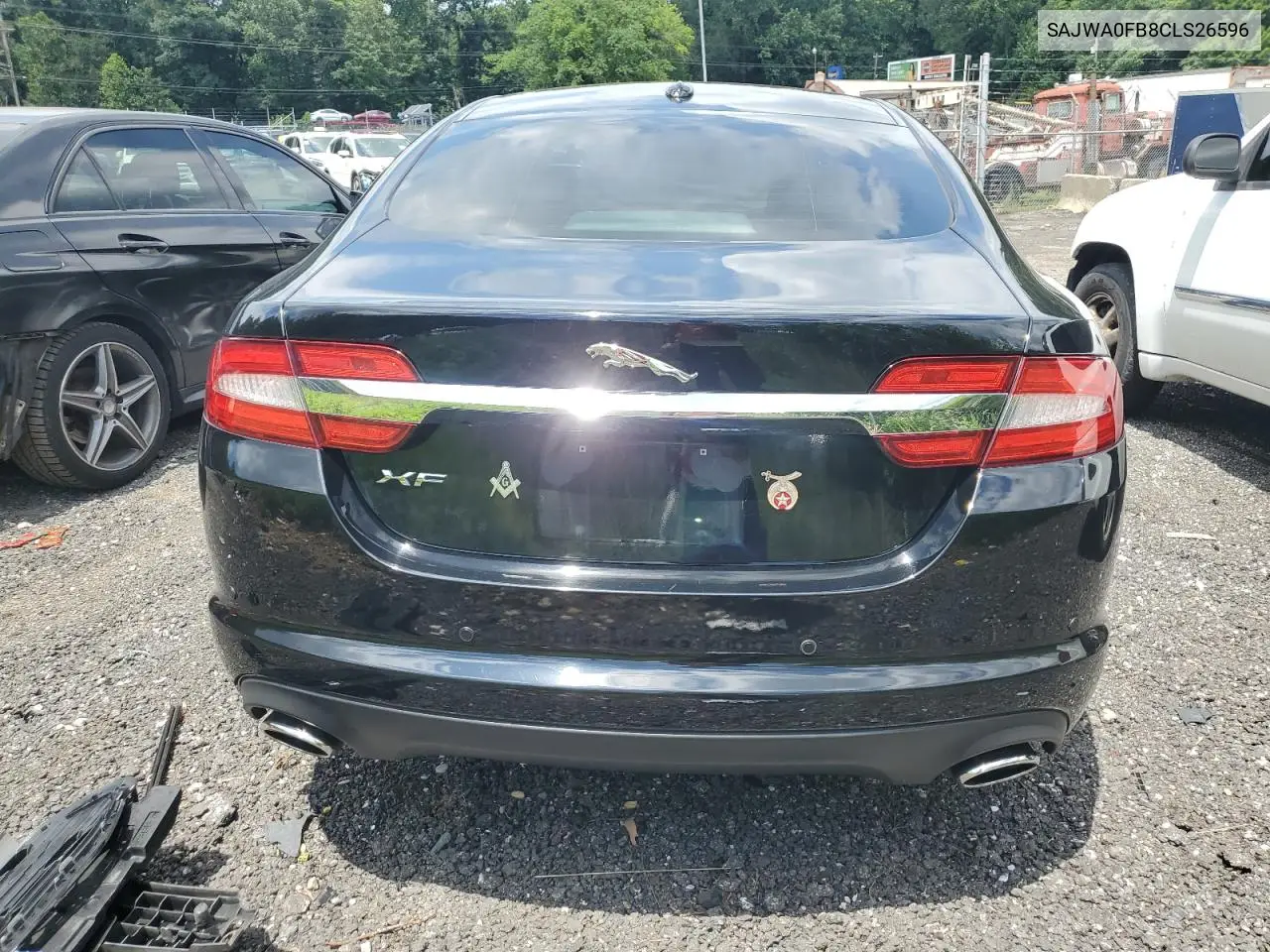 2012 Jaguar Xf VIN: SAJWA0FB8CLS26596 Lot: 63621485