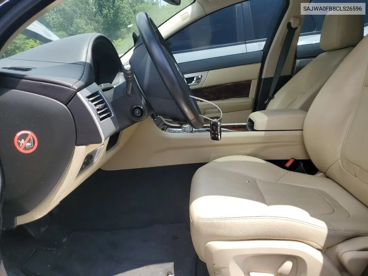 2012 Jaguar Xf VIN: SAJWA0FB8CLS26596 Lot: 63621485