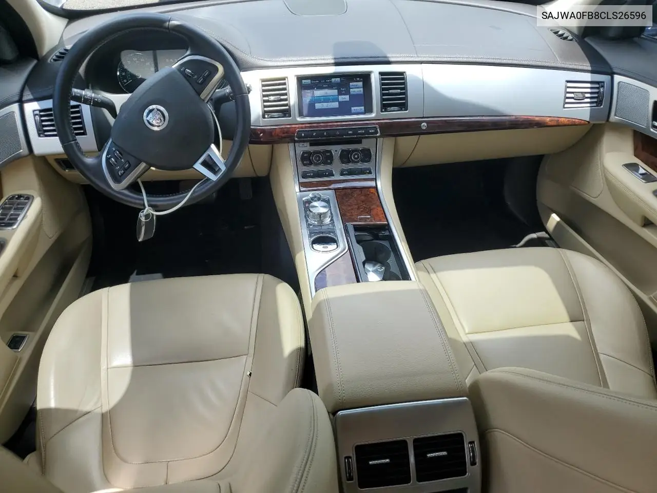 2012 Jaguar Xf VIN: SAJWA0FB8CLS26596 Lot: 63621485