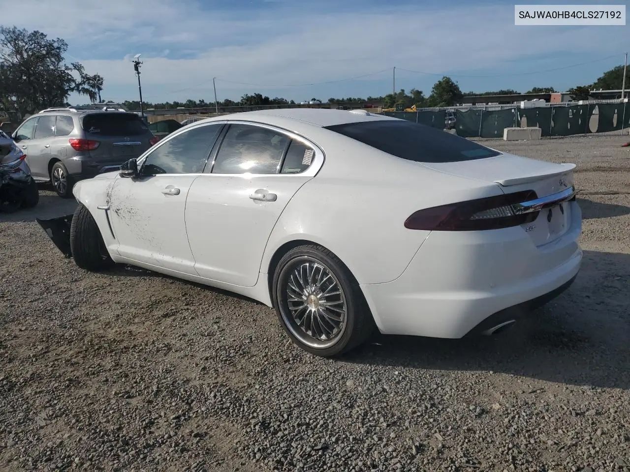 2012 Jaguar Xf Portfolio VIN: SAJWA0HB4CLS27192 Lot: 63960925