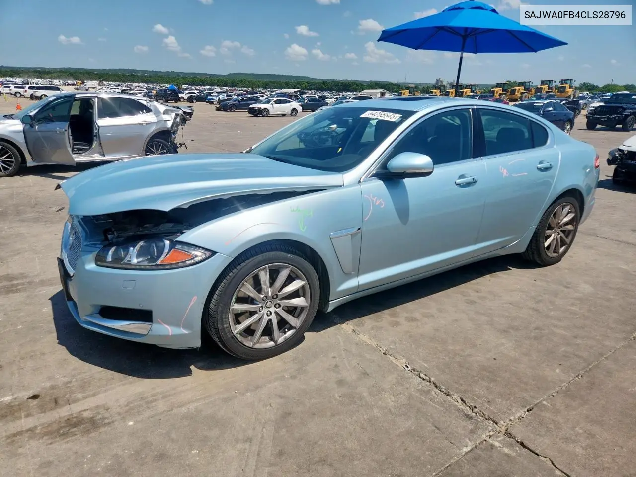 2012 Jaguar Xf VIN: SAJWA0FB4CLS28796 Lot: 64255645