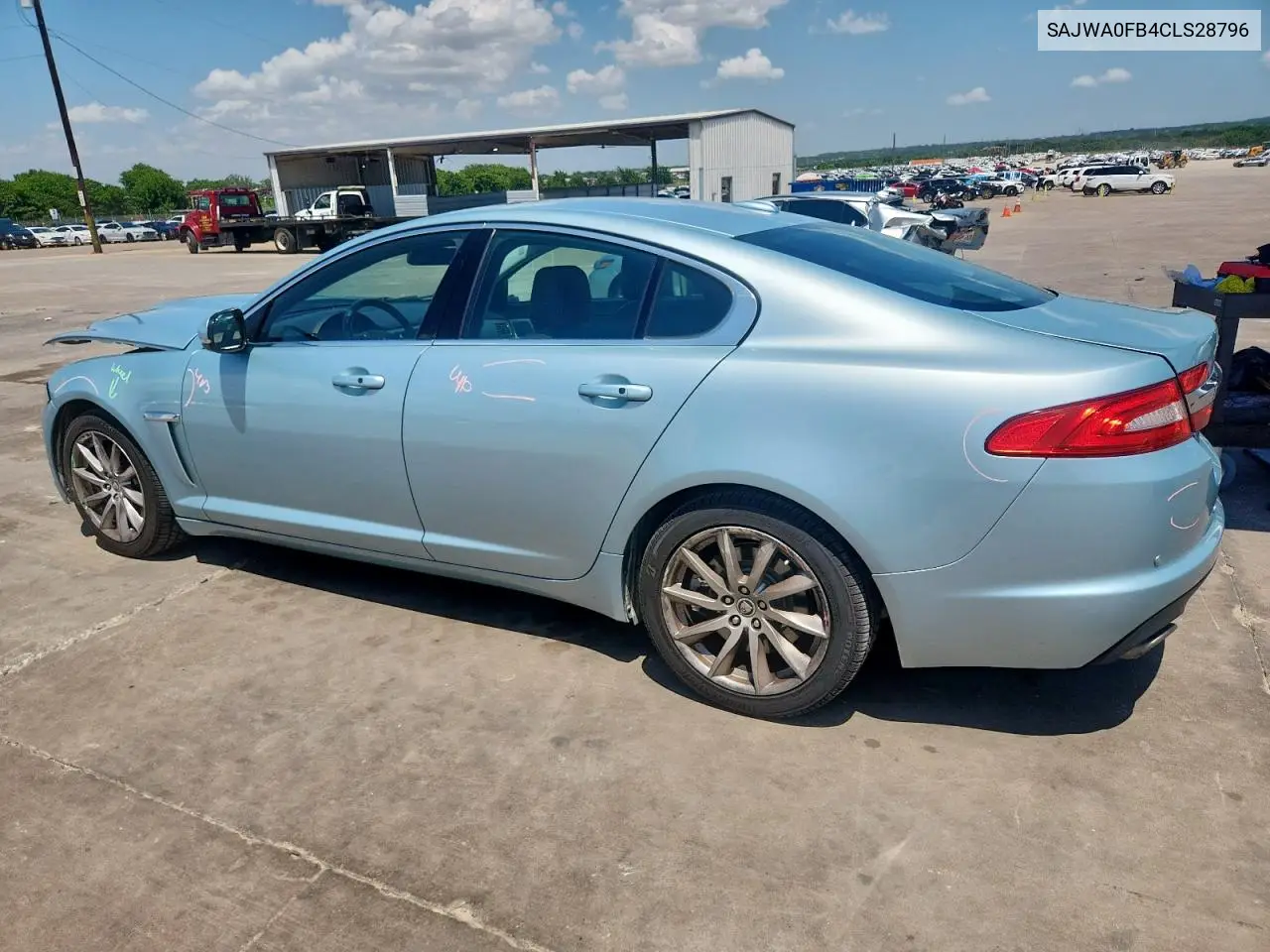 2012 Jaguar Xf VIN: SAJWA0FB4CLS28796 Lot: 64255645