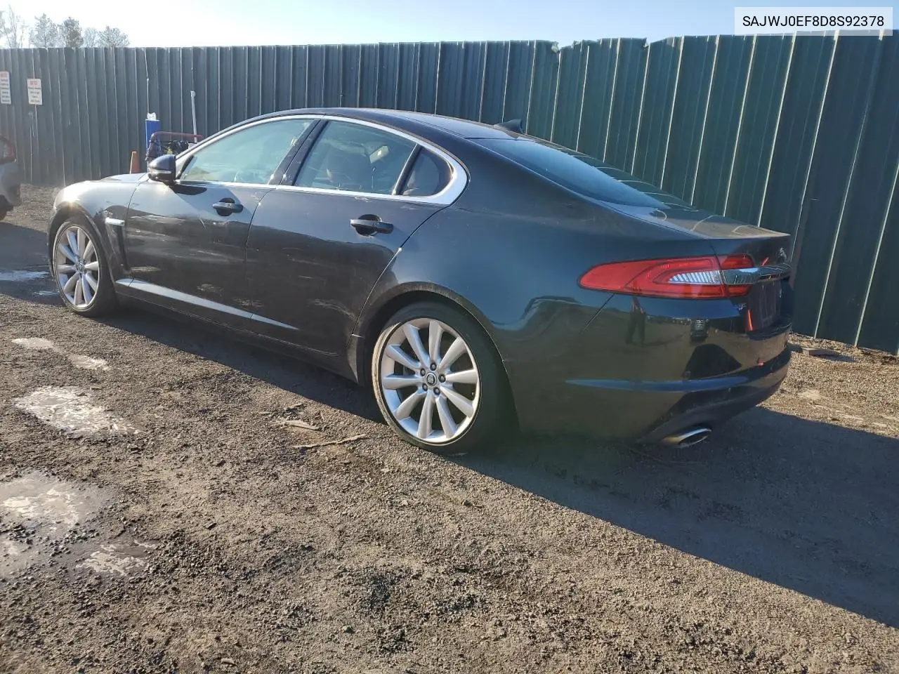 2013 Jaguar Xf VIN: SAJWJ0EF8D8S92378 Lot: 45106725