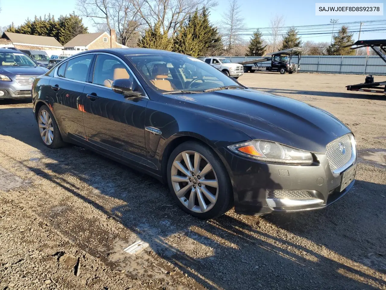 2013 Jaguar Xf VIN: SAJWJ0EF8D8S92378 Lot: 45106725