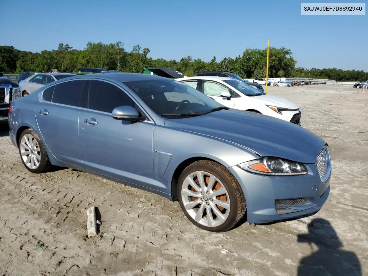 2013 Jaguar Xf VIN: SAJWJ0EF7D8S92940 Lot: 56782405