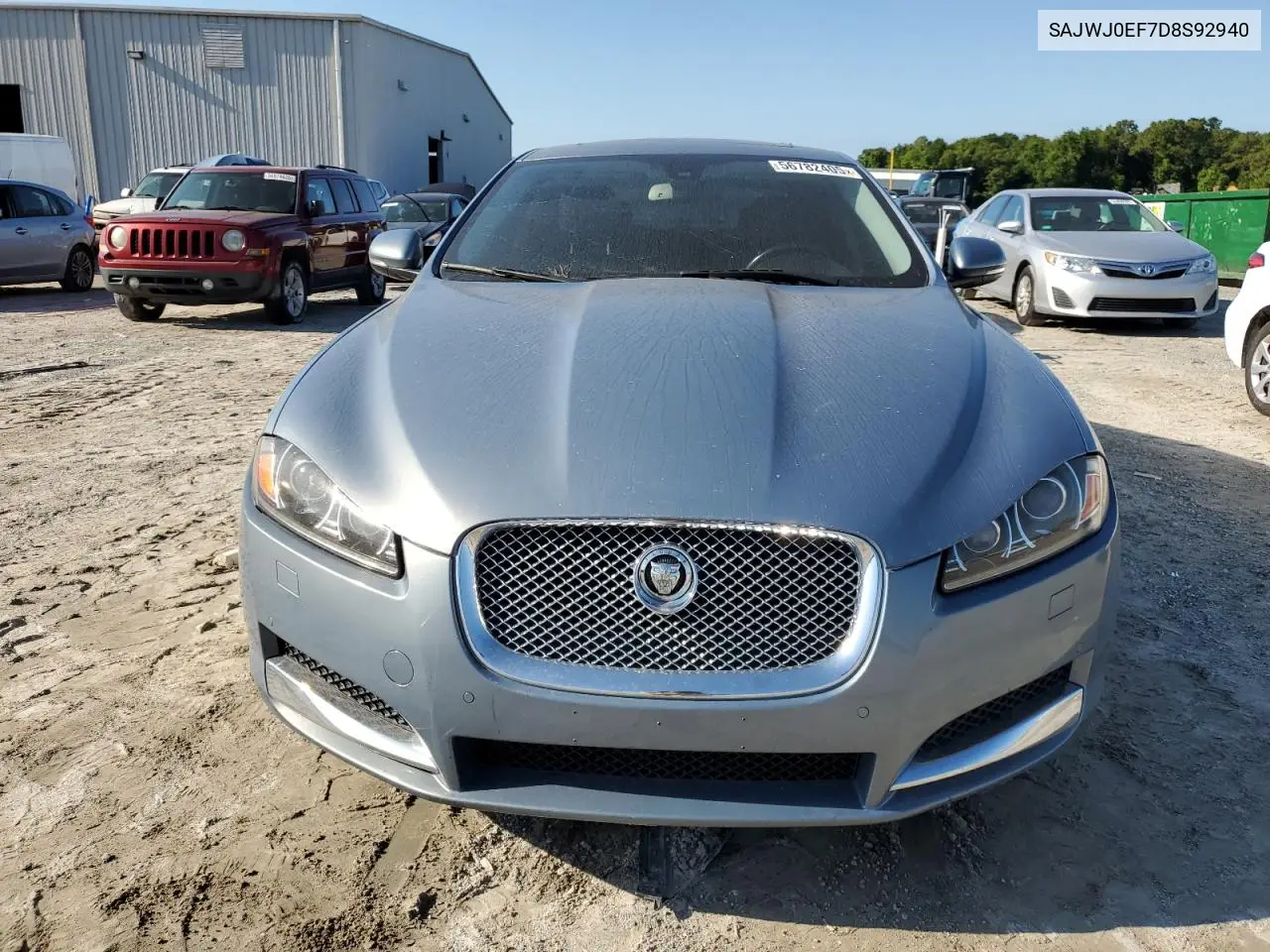 2013 Jaguar Xf VIN: SAJWJ0EF7D8S92940 Lot: 56782405