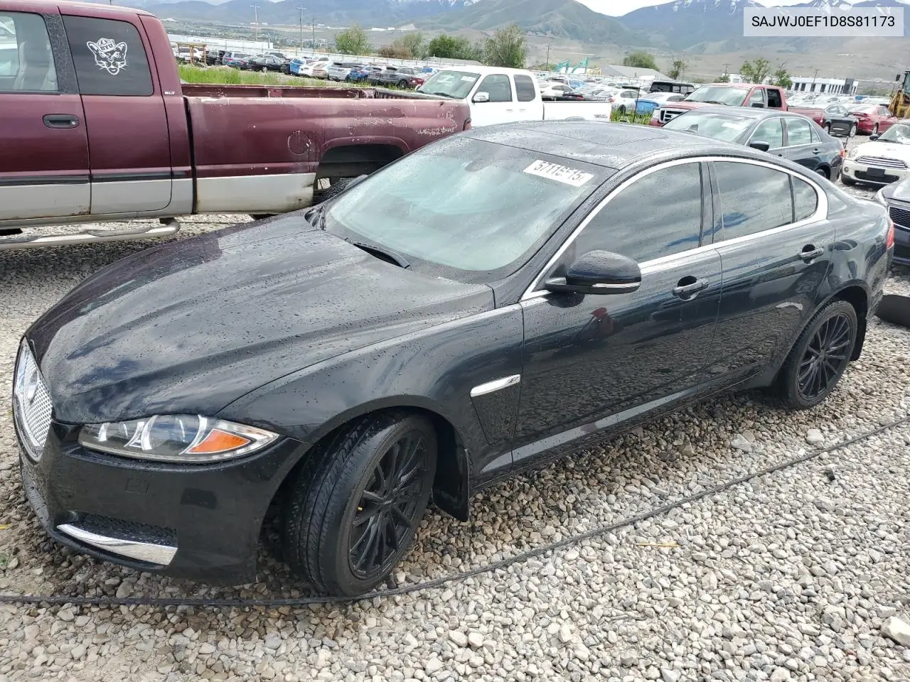 2013 Jaguar Xf VIN: SAJWJ0EF1D8S81173 Lot: 57116515
