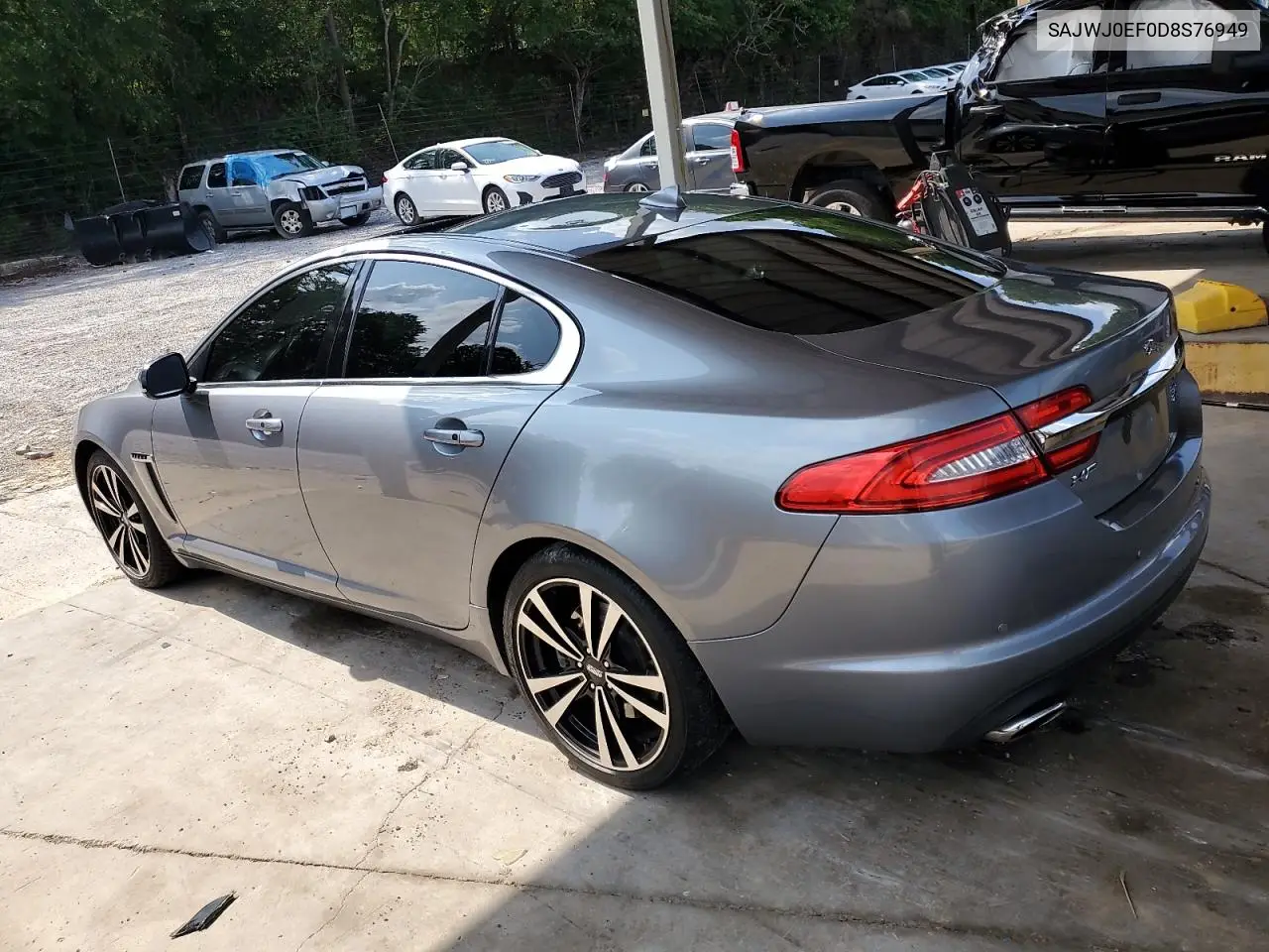 2013 Jaguar Xf VIN: SAJWJ0EF0D8S76949 Lot: 57722185