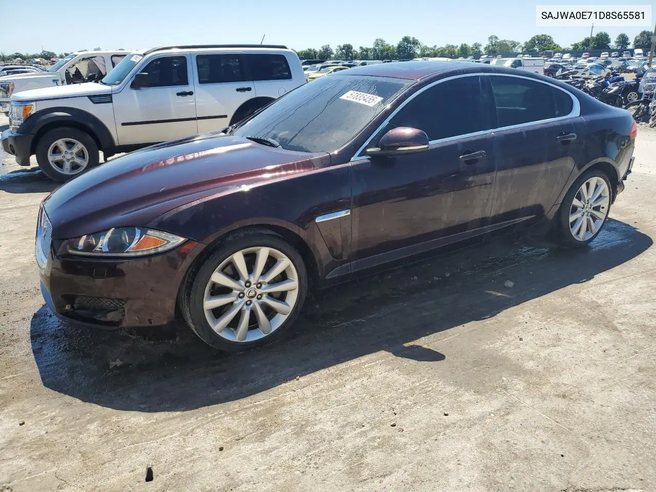 2013 Jaguar Xf VIN: SAJWA0E71D8S65581 Lot: 57835455