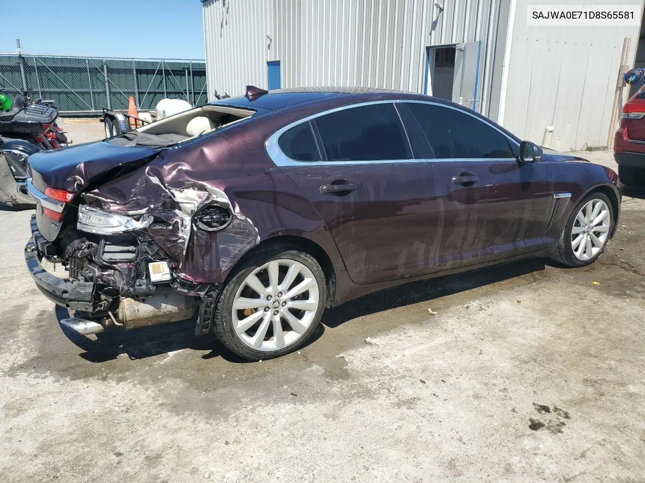 2013 Jaguar Xf VIN: SAJWA0E71D8S65581 Lot: 57835455