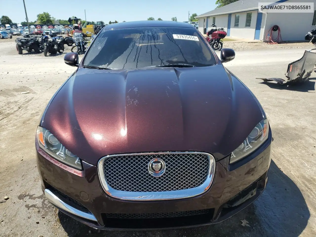 2013 Jaguar Xf VIN: SAJWA0E71D8S65581 Lot: 57835455