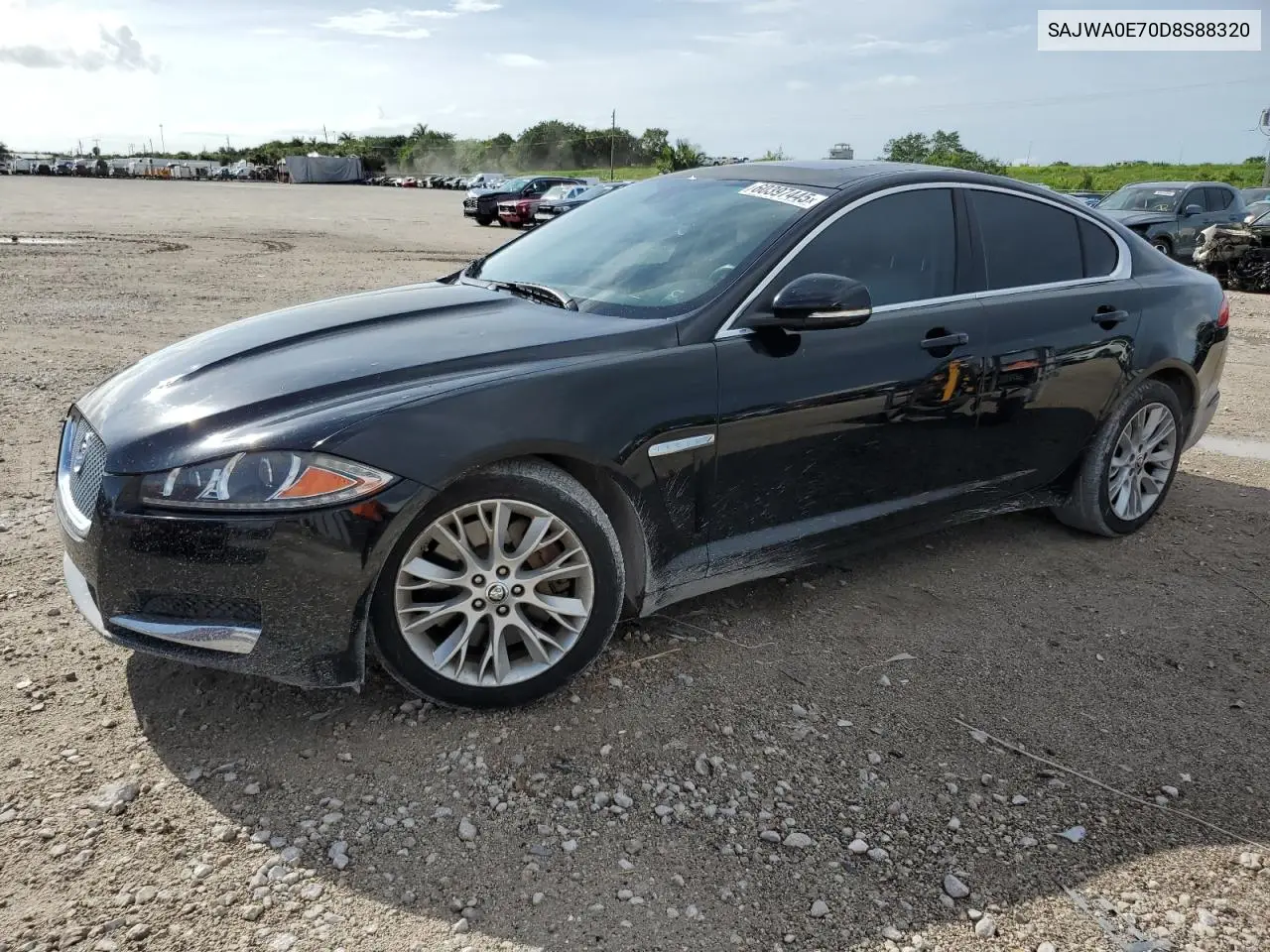 2013 Jaguar Xf VIN: SAJWA0E70D8S88320 Lot: 60397445
