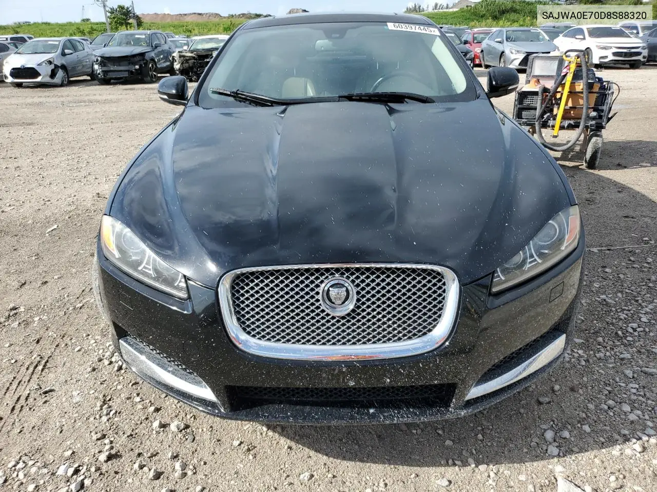 2013 Jaguar Xf VIN: SAJWA0E70D8S88320 Lot: 60397445