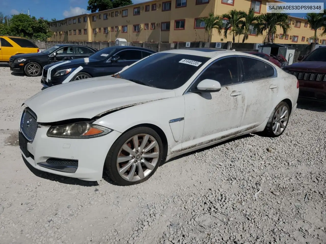 2013 Jaguar Xf VIN: SAJWA0ES3DPS98348 Lot: 61440235