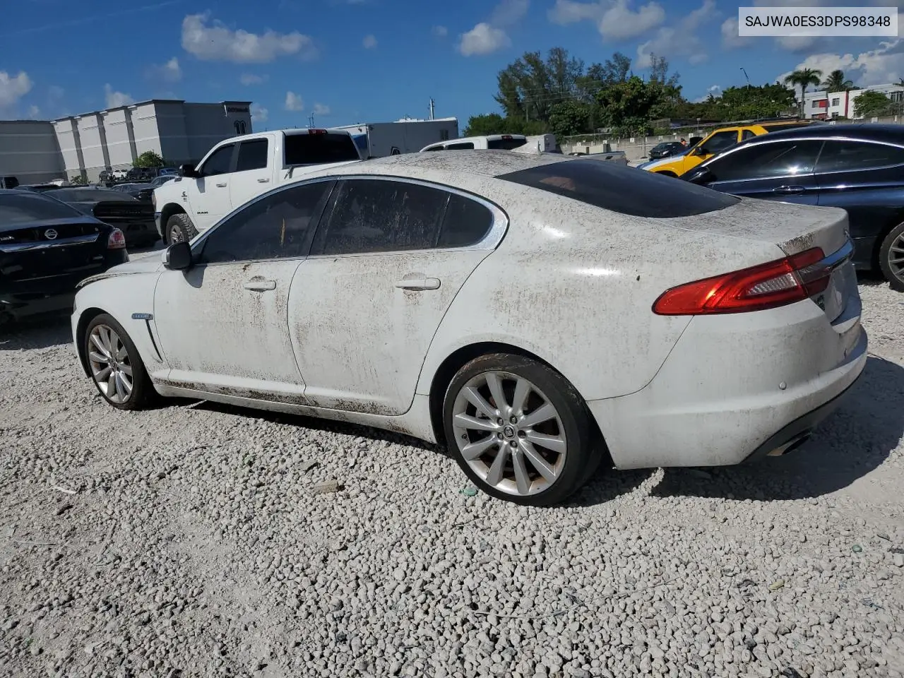 2013 Jaguar Xf VIN: SAJWA0ES3DPS98348 Lot: 61440235