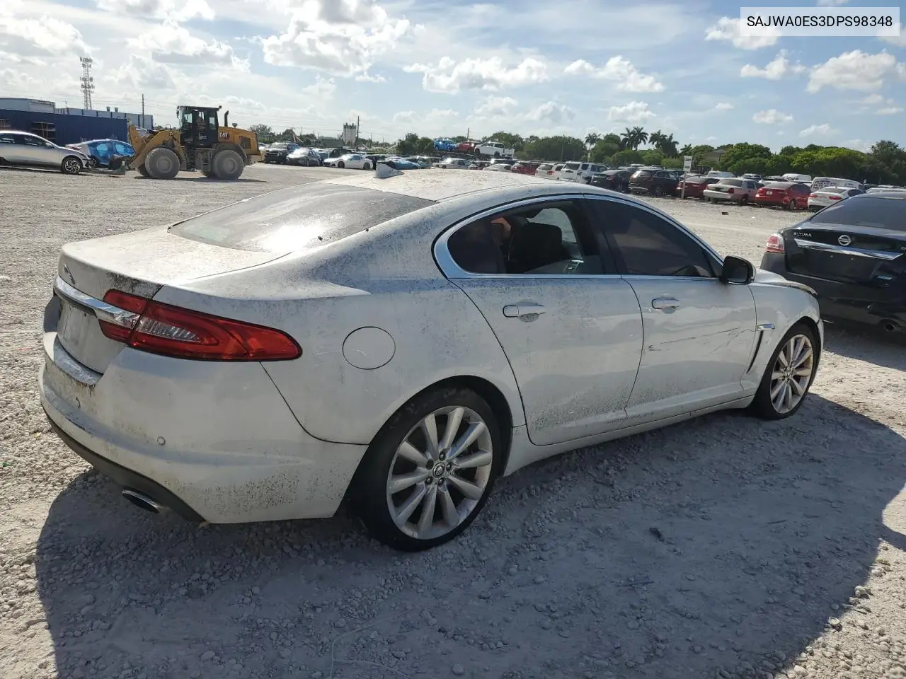 2013 Jaguar Xf VIN: SAJWA0ES3DPS98348 Lot: 61440235