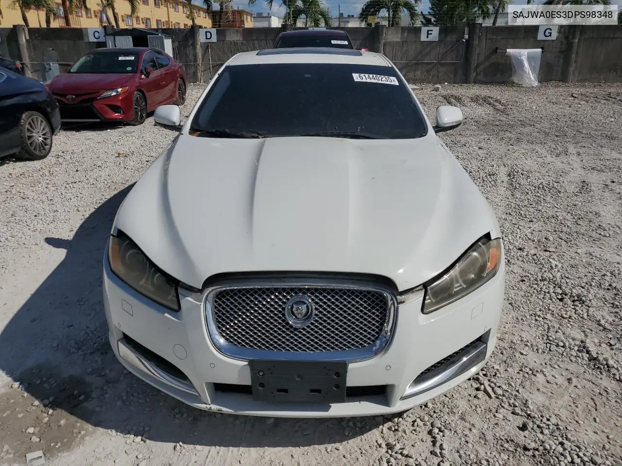 2013 Jaguar Xf VIN: SAJWA0ES3DPS98348 Lot: 61440235