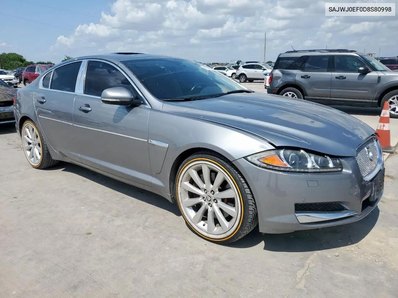 2013 Jaguar Xf VIN: SAJWJ0EF0D8S80998 Lot: 61641085