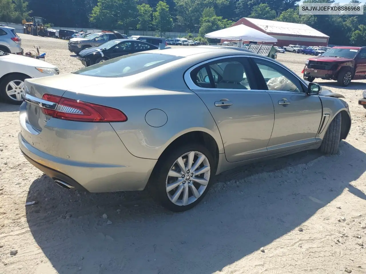 2013 Jaguar Xf VIN: SAJWJ0EFXD8S86968 Lot: 62119085