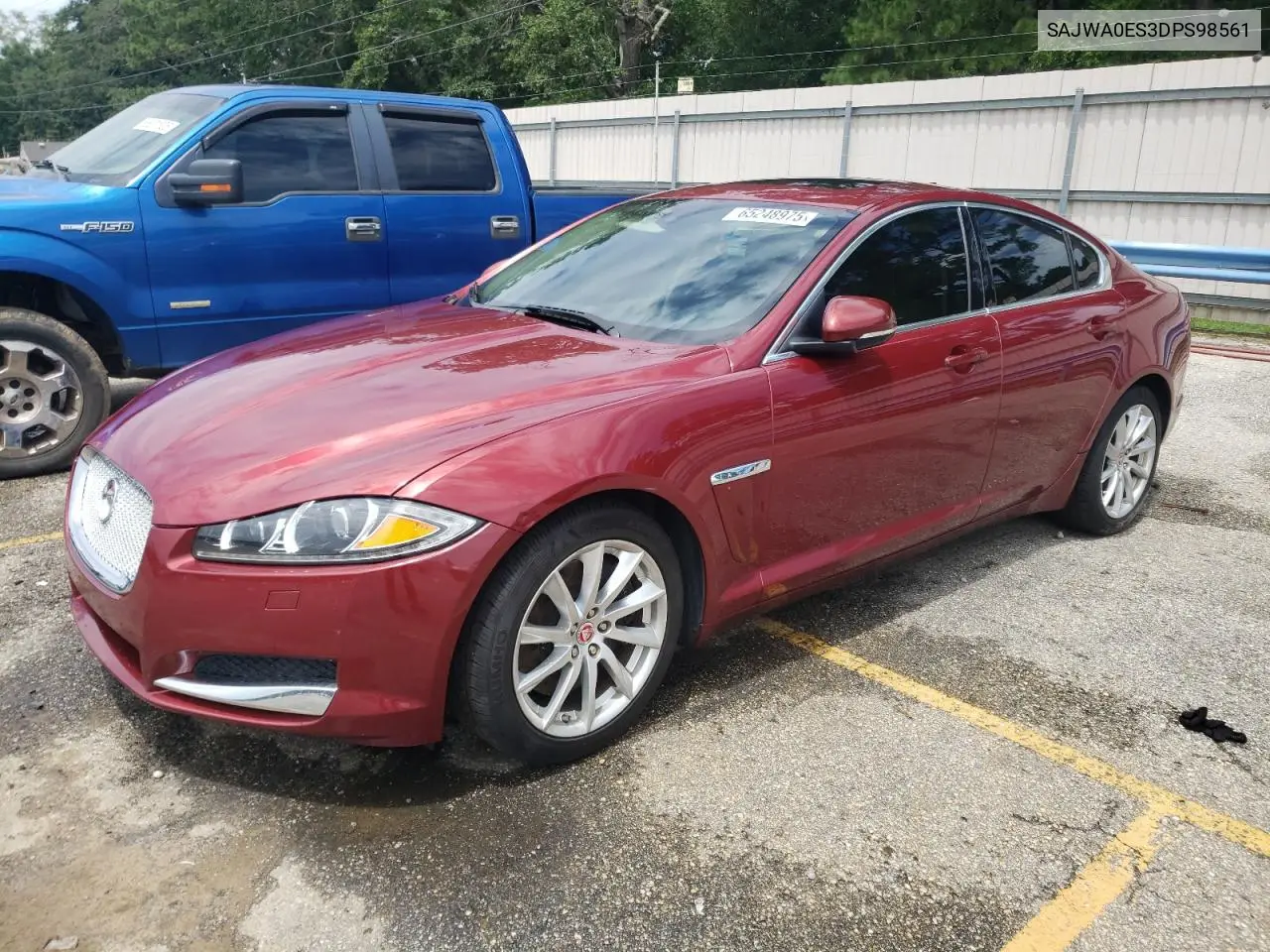 2013 Jaguar Xf VIN: SAJWA0ES3DPS98561 Lot: 65248975