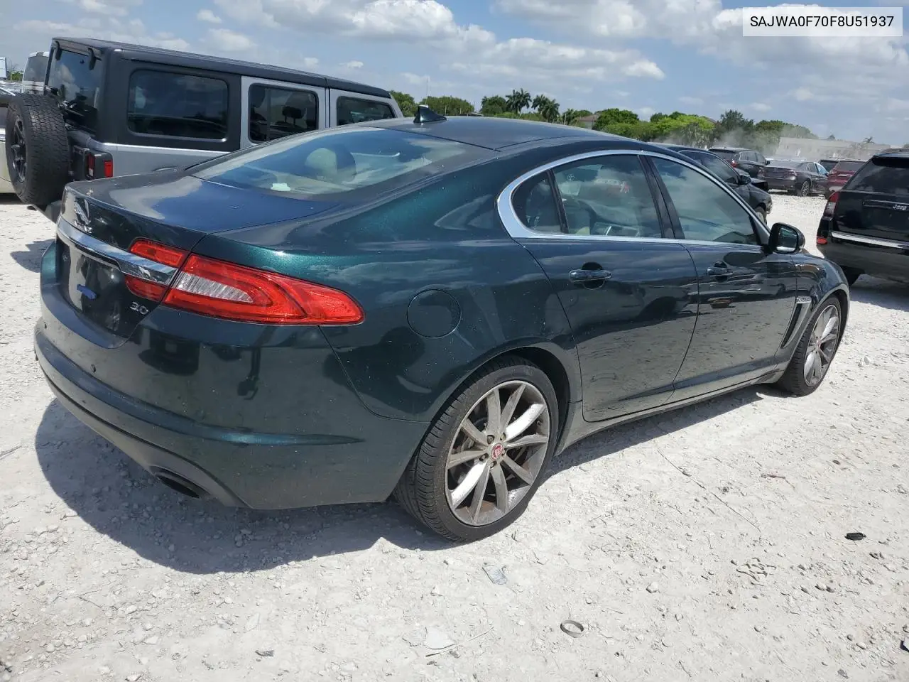 2015 Jaguar Xf 3.0 Sport VIN: SAJWA0F70F8U51937 Lot: 57846225