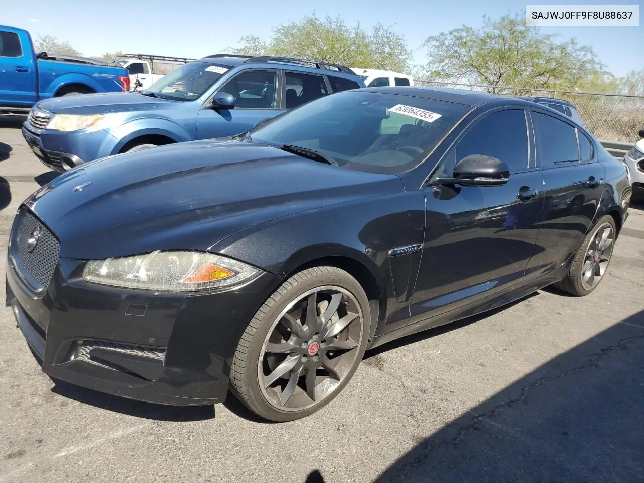 2015 Jaguar Xf 3.0 Sport Awd VIN: SAJWJ0FF9F8U88637 Lot: 63064355