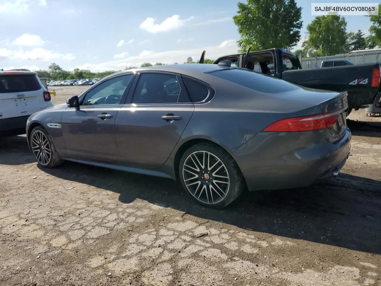 2016 Jaguar Xf R - Sport VIN: SAJBF4BV6GCY08063 Lot: 56173385