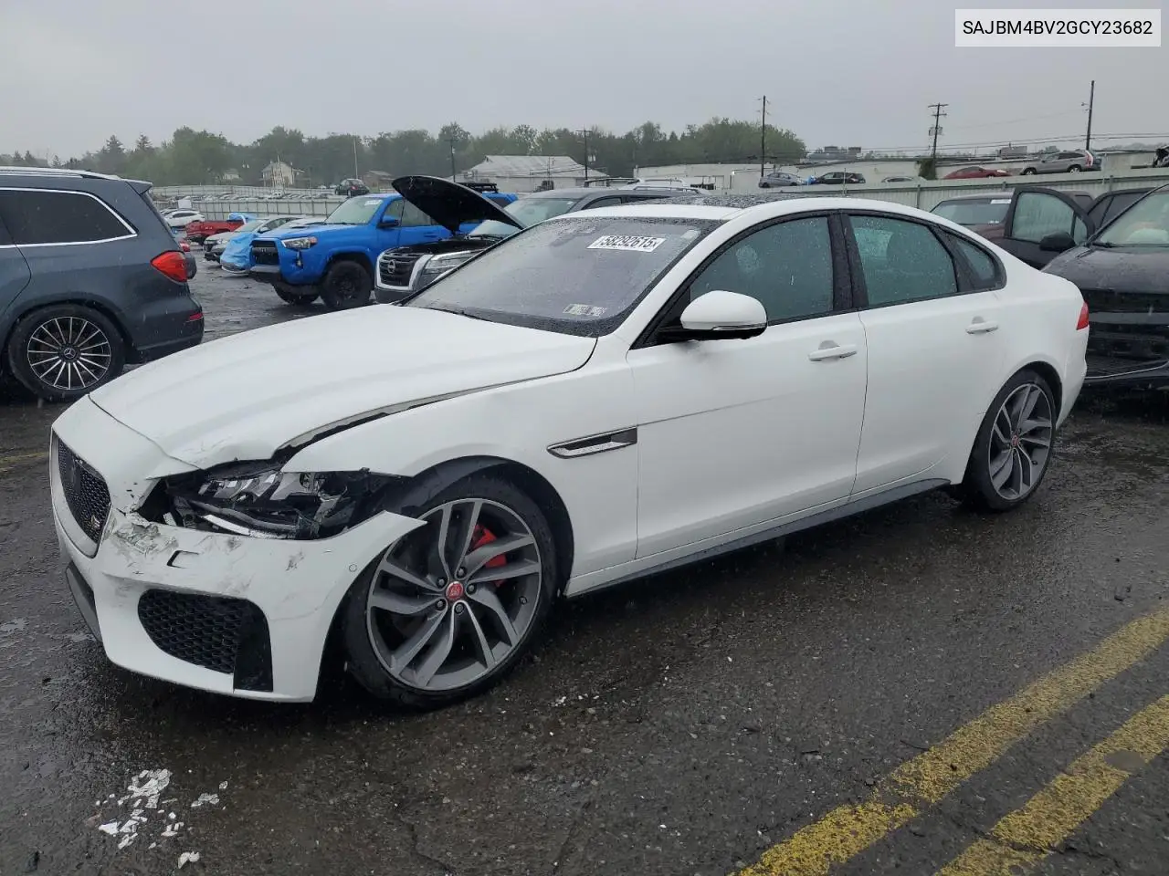 2016 Jaguar Xf S VIN: SAJBM4BV2GCY23682 Lot: 58292615