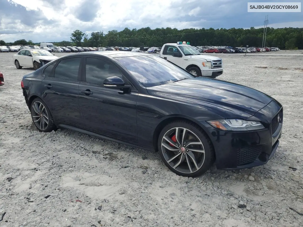 2016 Jaguar Xf S VIN: SAJBG4BV2GCY08669 Lot: 59500855