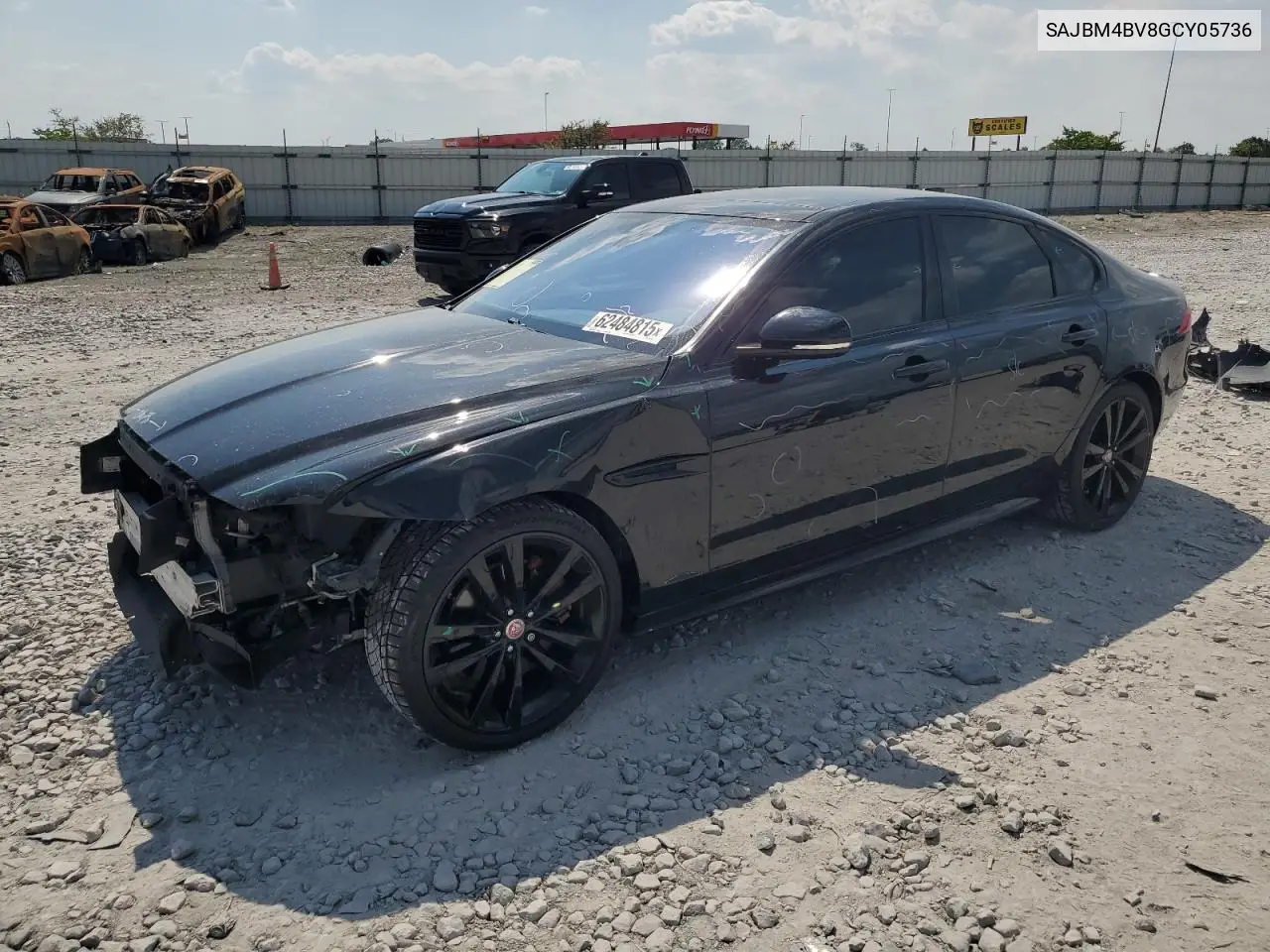 2016 Jaguar Xf S VIN: SAJBM4BV8GCY05736 Lot: 62484815