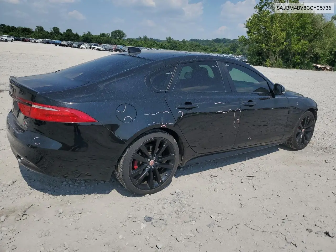 2016 Jaguar Xf S VIN: SAJBM4BV8GCY05736 Lot: 62484815