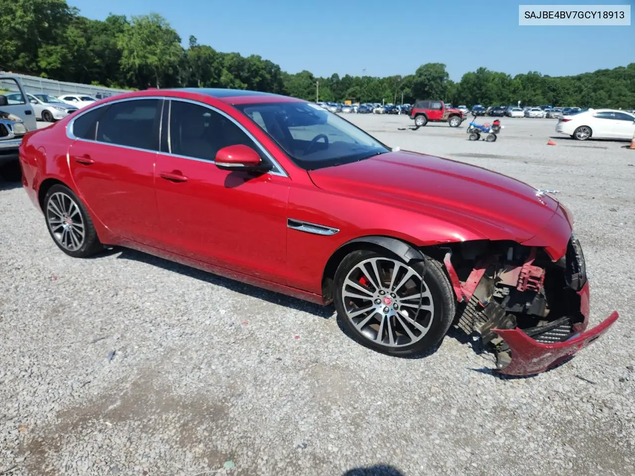 2016 Jaguar Xf Prestige VIN: SAJBE4BV7GCY18913 Lot: 62536475