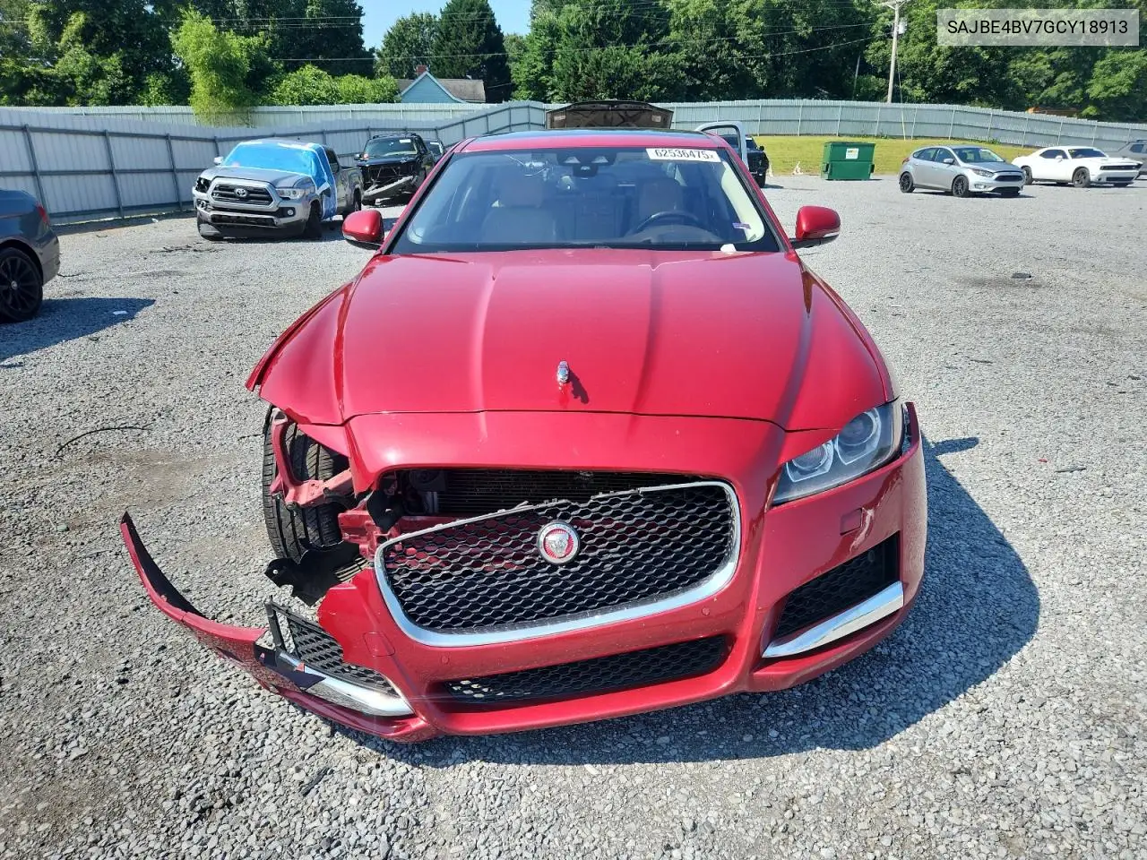 2016 Jaguar Xf Prestige VIN: SAJBE4BV7GCY18913 Lot: 62536475