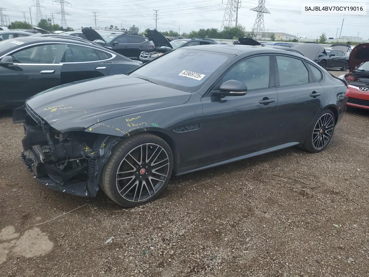 2016 Jaguar Xf R - Sport VIN: SAJBL4BV7GCY19016 Lot: 63969725