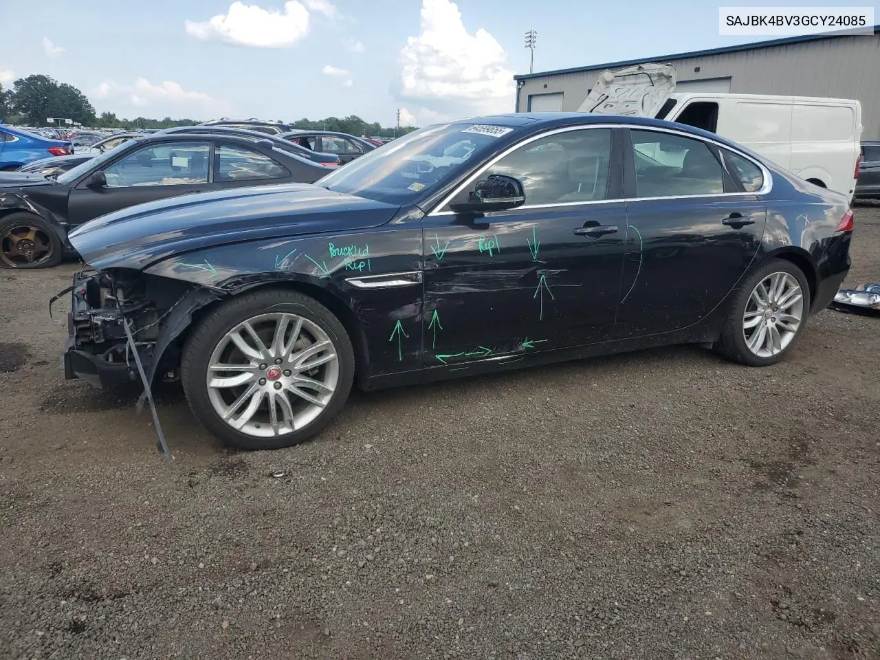 2016 Jaguar Xf Prestige VIN: SAJBK4BV3GCY24085 Lot: 64599655