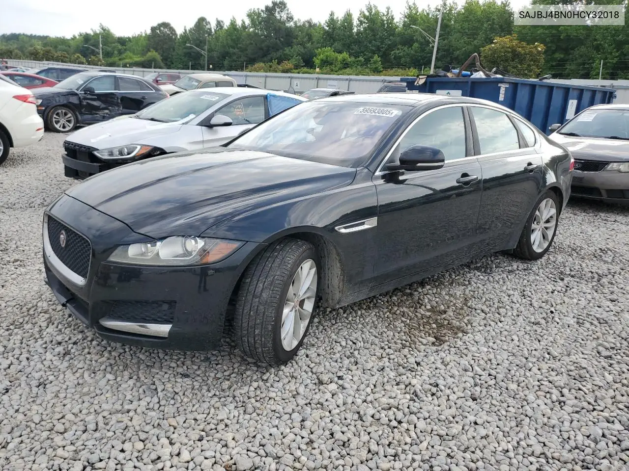 2017 Jaguar Xf Premium VIN: SAJBJ4BN0HCY32018 Lot: 59593805