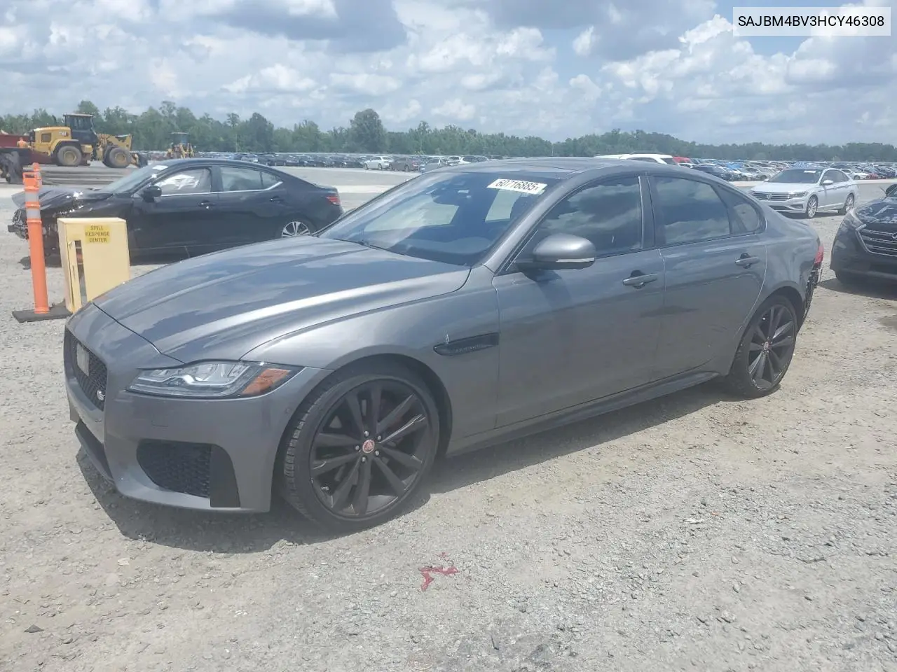 2017 Jaguar Xf S VIN: SAJBM4BV3HCY46308 Lot: 60716885