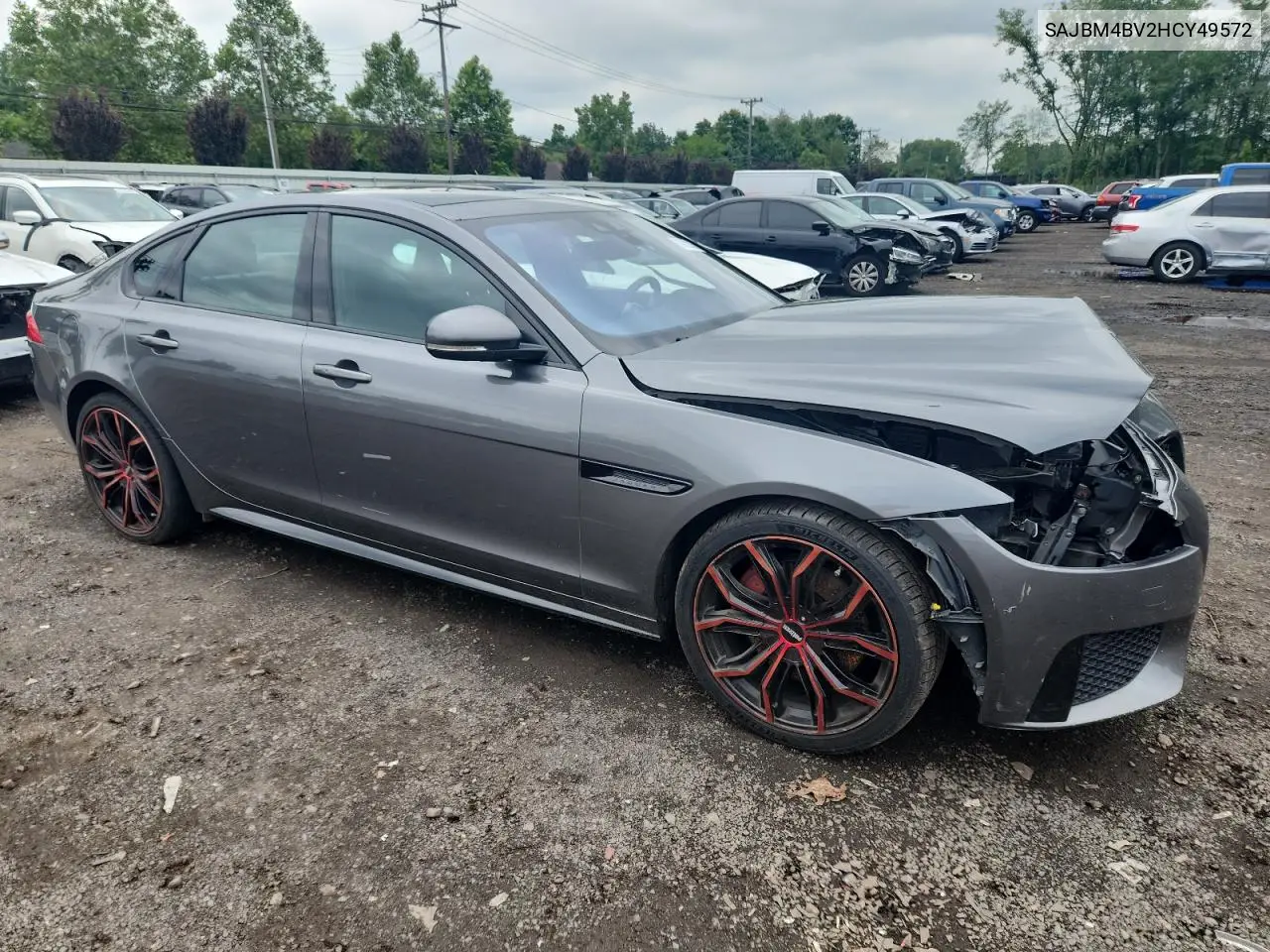 2017 Jaguar Xf S VIN: SAJBM4BV2HCY49572 Lot: 63920245