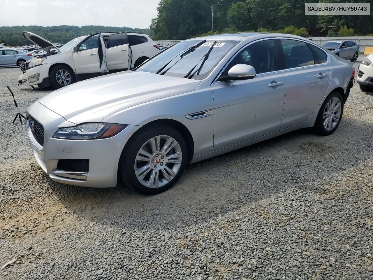 2017 Jaguar Xf Premium VIN: SAJBJ4BV7HCY50743 Lot: 64762315
