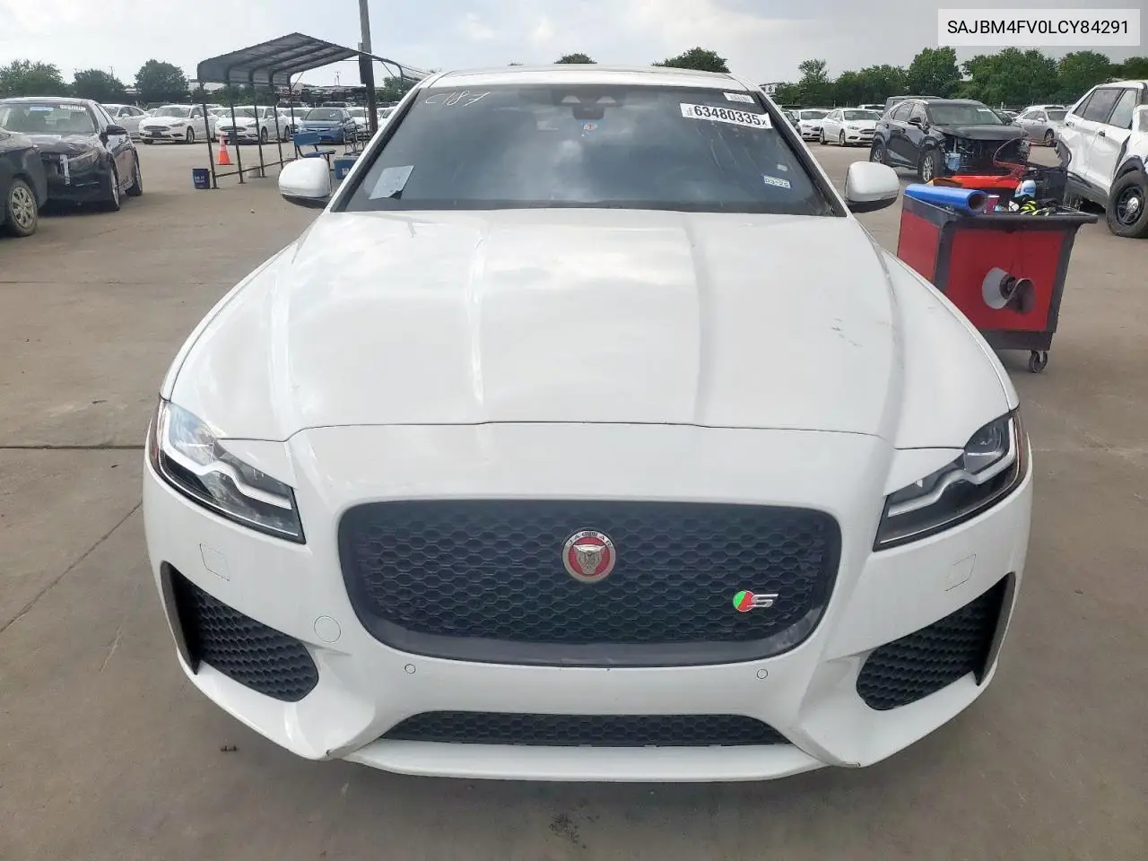2020 Jaguar Xf S VIN: SAJBM4FV0LCY84291 Lot: 63480335