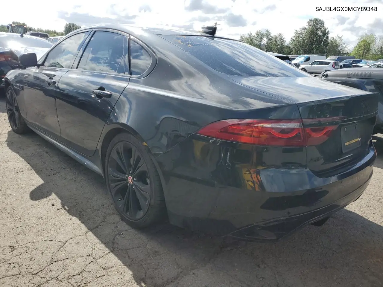 2021 Jaguar Xf R-Dynamic Se VIN: SAJBL4GX0MCY89348 Lot: 57605435