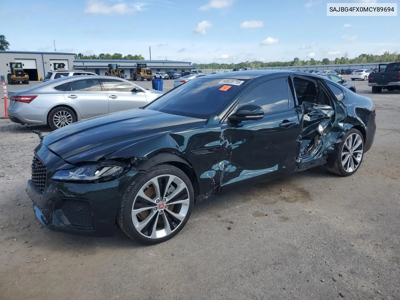 2021 Jaguar Xf Se VIN: SAJBG4FX0MCY89694 Lot: 60620715