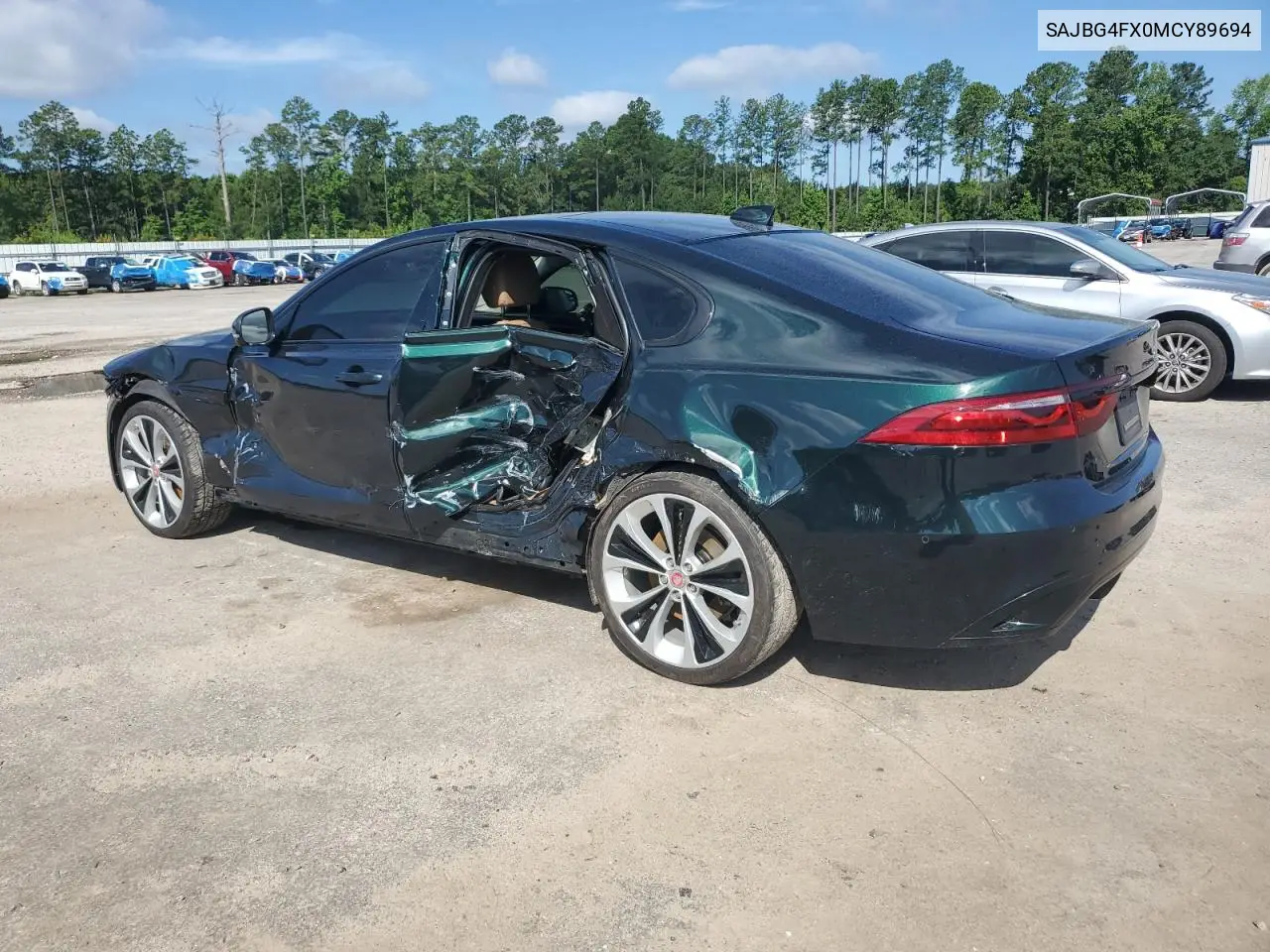 2021 Jaguar Xf Se VIN: SAJBG4FX0MCY89694 Lot: 60620715