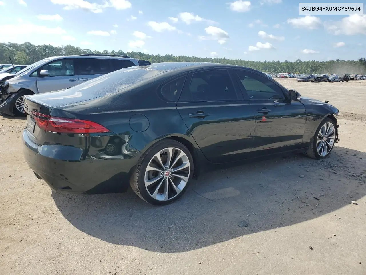 2021 Jaguar Xf Se VIN: SAJBG4FX0MCY89694 Lot: 60620715