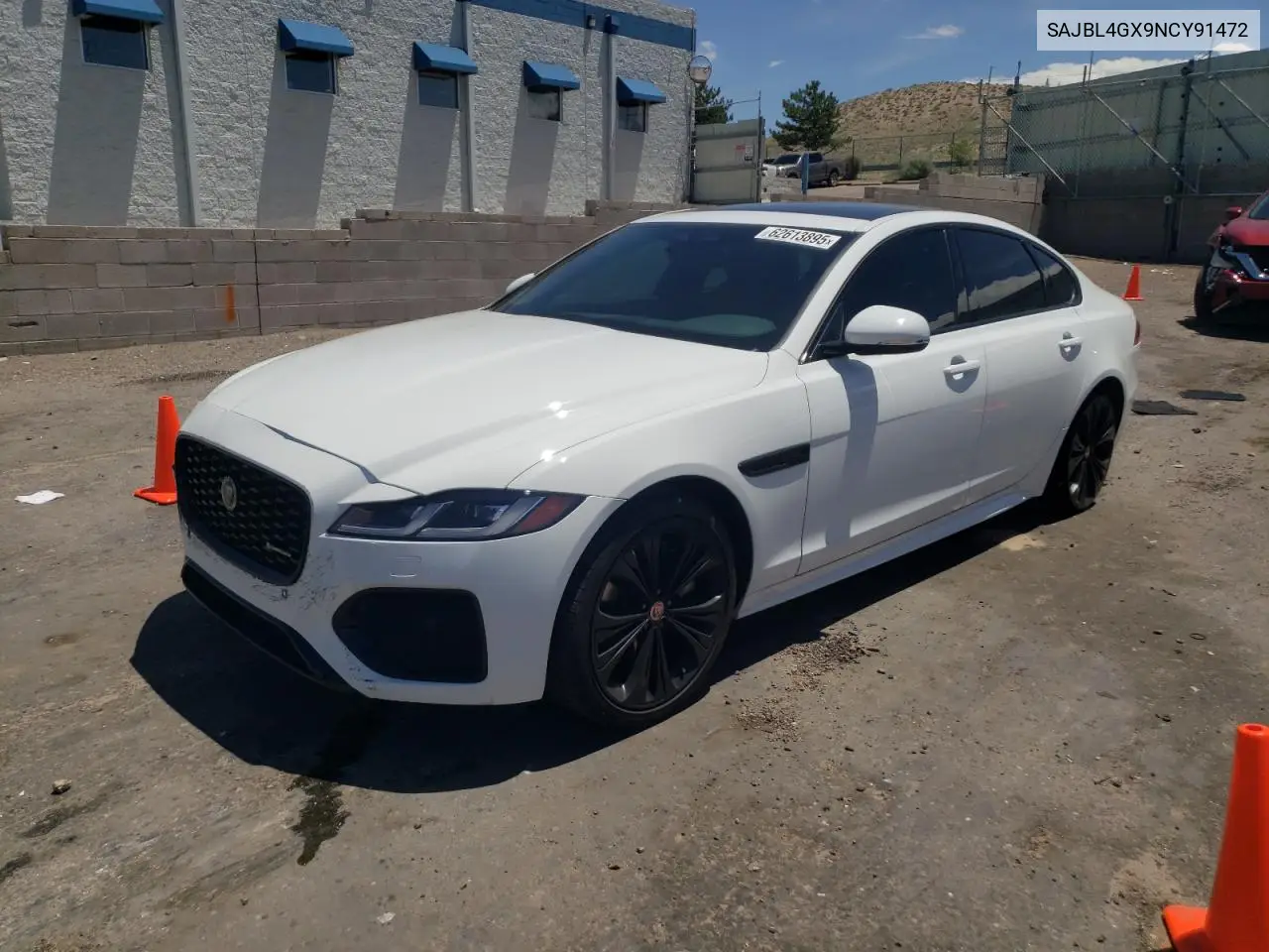 2022 Jaguar Xf R-Dynamic Se VIN: SAJBL4GX9NCY91472 Lot: 62613895